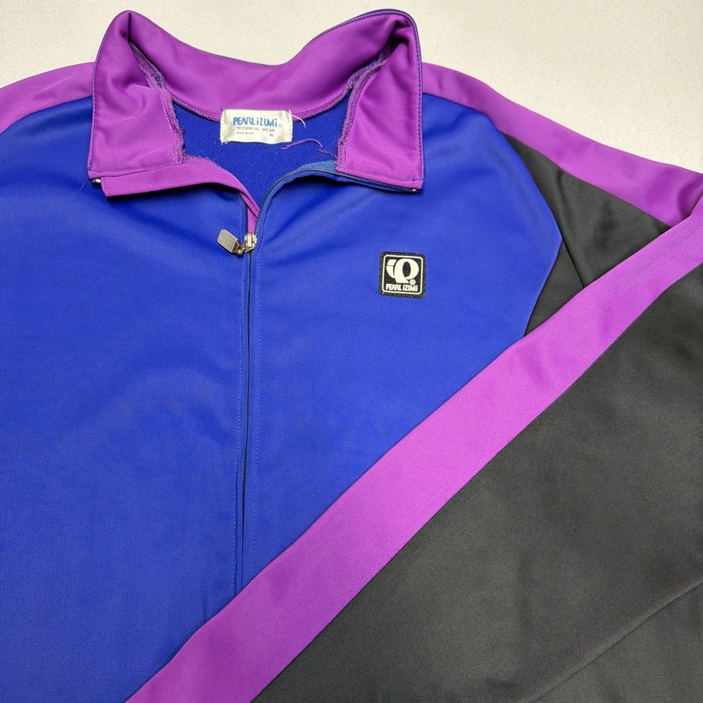 Pearl Izumi Technical Wear Cycling Jersey Full Zip Jacket Mens XL Made In USA